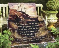 Old Rugged Cross Tapestry Throw